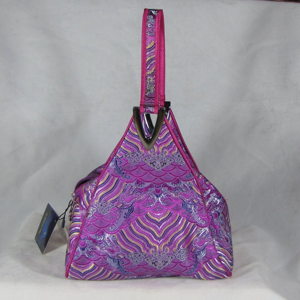 Vaco Chic Purse Handbag Fushia New With Tags